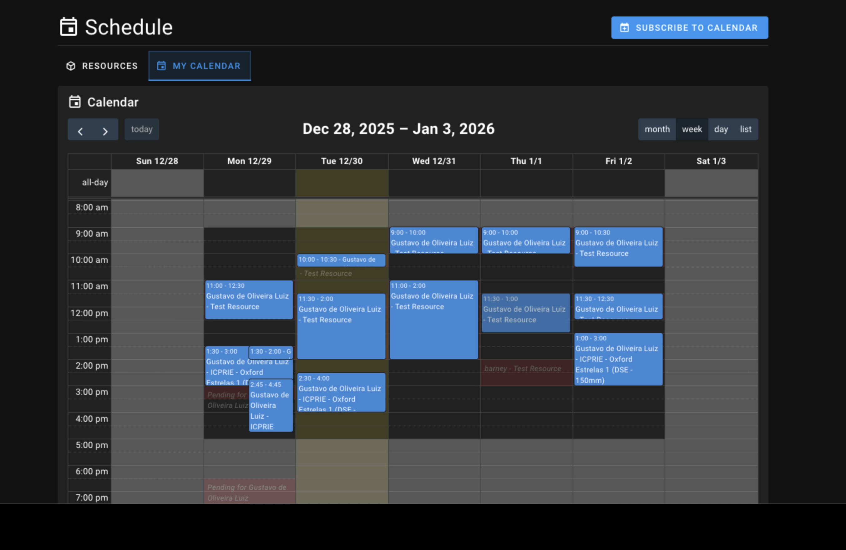 Conflict Background Events